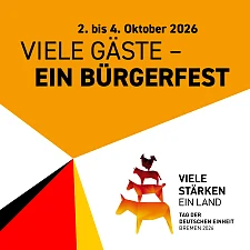 Banner zum Tag der Deutschen Einheit